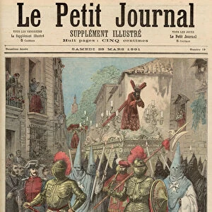 Holy Week in Seville: Good Friday Procession, from Le Petit Journal, 28th March 1891