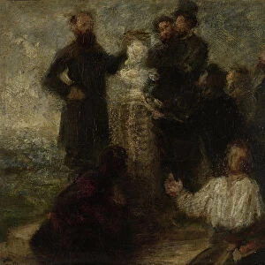 Homage to Delacroix, 1863-64 (oil on canvas)