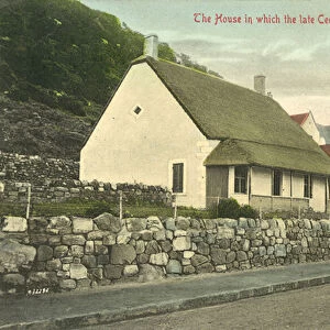 The house where Cecil Rhodes died, Muizenberg, Cape Colony (colour photo)