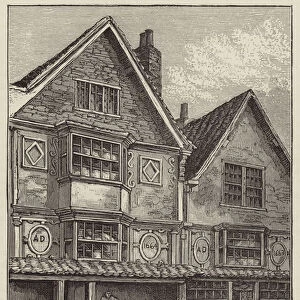 Houses in Peter Street (engraving)
