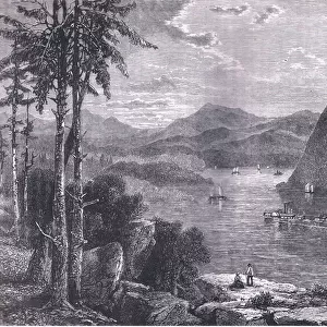 The Hudson Highlands, illustration from Cassells History of the United States published