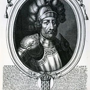 Hugues I Capet (941-96) King of France, from Les Augustes Representations de tous