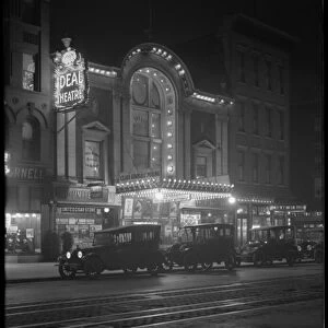 The Ideal Theatre on Eighth Avenue, New York City, January 6, 1917 (b / w photo)