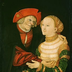 The Ill-Matched Couple, 1522 (oil on panel)