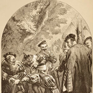 Illustration for Alls Well That Ends Well, from The Illustrated Library Shakespeare