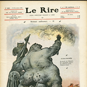Illustration of Charles Leandre (1862-1934) for the Cover of Le Rire