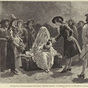 Illustration to Dorothy Forster by Walter Besant (engraving)