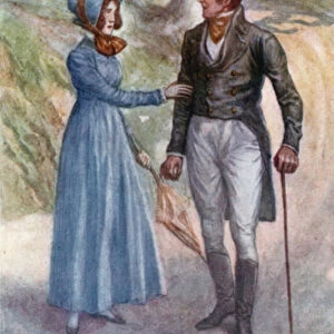 Illustration for Emma by Jane Austen (colour litho)