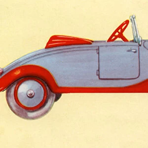 Illustration of Toy Car, 1935 (screen print)