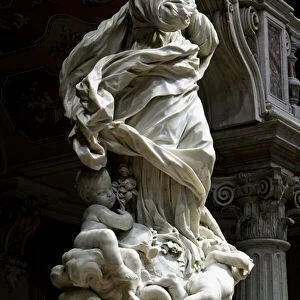 The Immaculate Conception (Santa Maria Immaculate Conception), 1669-70 (marble)