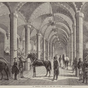 The Imperial Stables at the New Louvre, Paris (engraving)