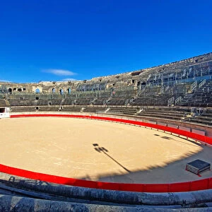 Inside The Roman amphitheatre, NIMES, 2021 (photo)