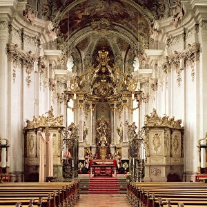 Interior, designed by Balthasar Neumann (1687-1753) 1734-54 (photo)
