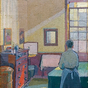 Interior (Mrs. Mounter), 1917 (oil on canvas)
