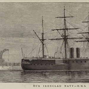 Our Ironclad Navy, HMS "Superb"(engraving)