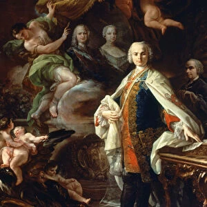 The Italian castrate Carlo Farinelli (Carlo Broschi, dit; 1705 - 1782)