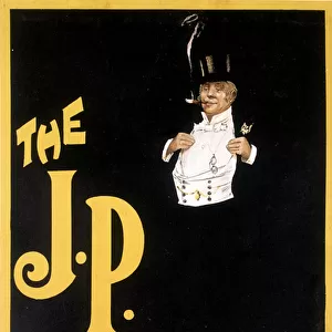 The J. P. : Stylish Man - Poster for Strand Theatre London, by Durley Hardy, 1898