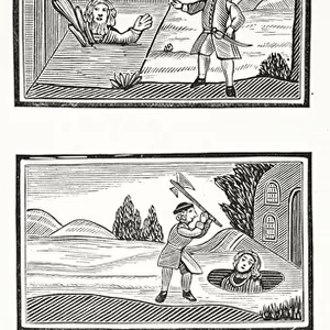 Jack and the Giants, illustration from Chap-books of the Eighteenth Century