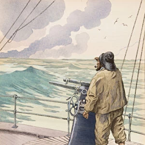 Jacques Marie Gaston Onfroy de Breville dit JOB (1858-1931) - The trawler (whaling sailor
