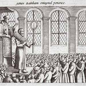 James Bainham enjoyned penance, illustration from Acts and Monuments