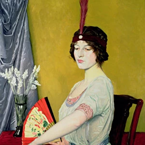 The Japanese Fan, 1914 (oil on canvas)