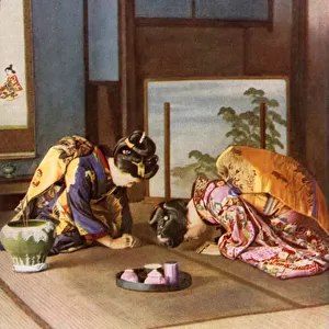 Japanese manners (colour photo)