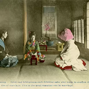 Japanese marriage ceremony
