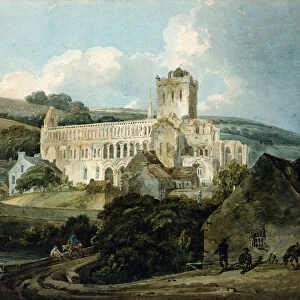 Jedburgh Abbey from the South-East (w / c on paper)