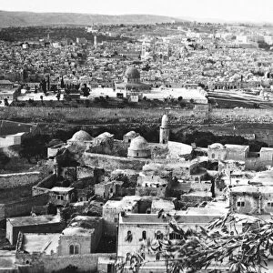 Jerusalem the Holy City, goal of the Crusaders, rescued forever from the Turks
