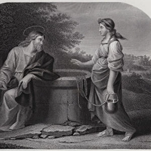 Jesus and the Samaritan (engraving)