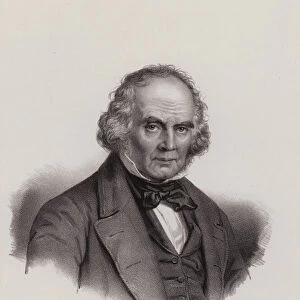 Johann Jakob Wehrli, Swiss educator (engraving)