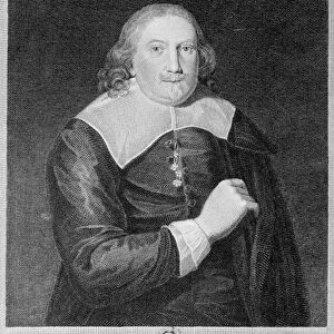 John Lowin, actor and comedian, 1640 (engraving)