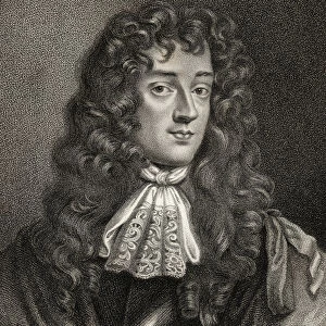 John Wilmot, illustration from A catalogue of Royal and Noble Authors, Volume III