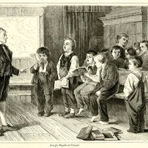 Joseph Haydn at School (engraving)