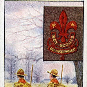 Journey Test for the 1st Class Scouts Badge, 1929 (colour litho)