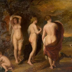 The Judgement of Paris (oil on board)