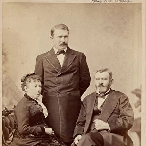 Julia T (Dent) Grant (1826-1902); Ulysses Simpson Grant (1822-85), Union Army General