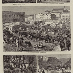 The Kaffir War, Sketches in Cape Colony, the Transvaal, and on the Zulu Border (engraving)