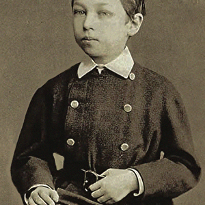 Kandinsky as a child (b / w photo)