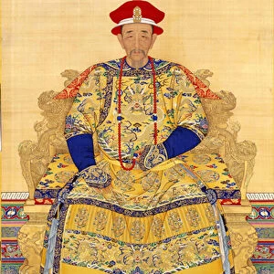 The Kangxi Emperor (1654-1722) par Chinese Master, First third of 18th cen. - Ink and color on cloth - Palace Museum, Beijing