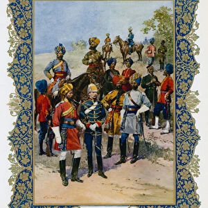 King George Vs "Own"Regiments of the Indian Army (colour litho)