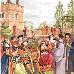 The Kings Ballad, illustration from A Picture Song Book, 1910 (colour litho)