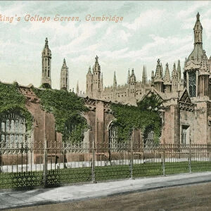 Kings College Screen, Cambridge (colour photo)