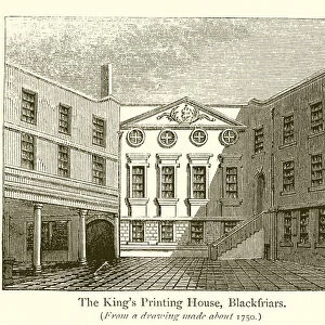 The Kings Printing House, Blackfriars (engraving)