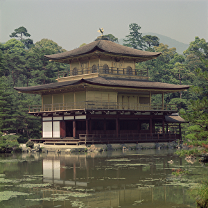 Kinkaku temple (Golden Pavilion) dedicated to the memory of the shogun Ashikaga Yoshimitsu