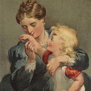 And kissed the Place to make it well? My Mother! (chromolitho)