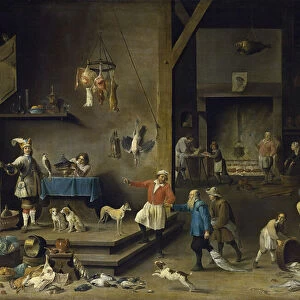 Kitchen - David Teniers, the Younger (1610-1690). Oil on canvas, 1646