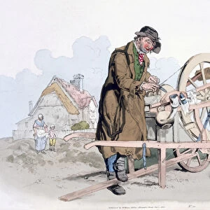 Knife Grinder, from Costume of Great Britain, published by William Miller