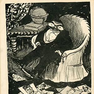 L Assiette au Beurre, number 215, Satirique en couleurs, 1905_5_27: Delcasse Theophile (1852-1923) (lithograph)