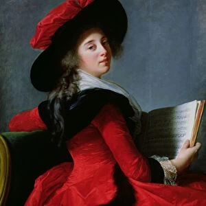 La Baronne de Crussol, 1785 (oil on canvas)